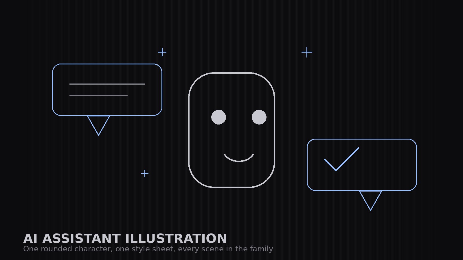 AI Assistant Illustration preview