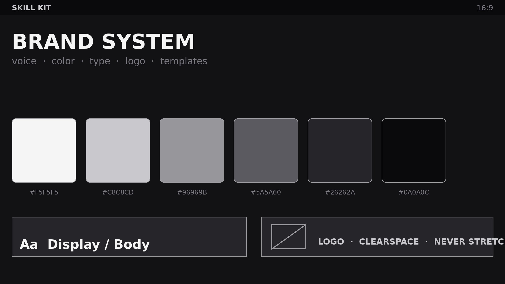 Brand Identity Kit preview