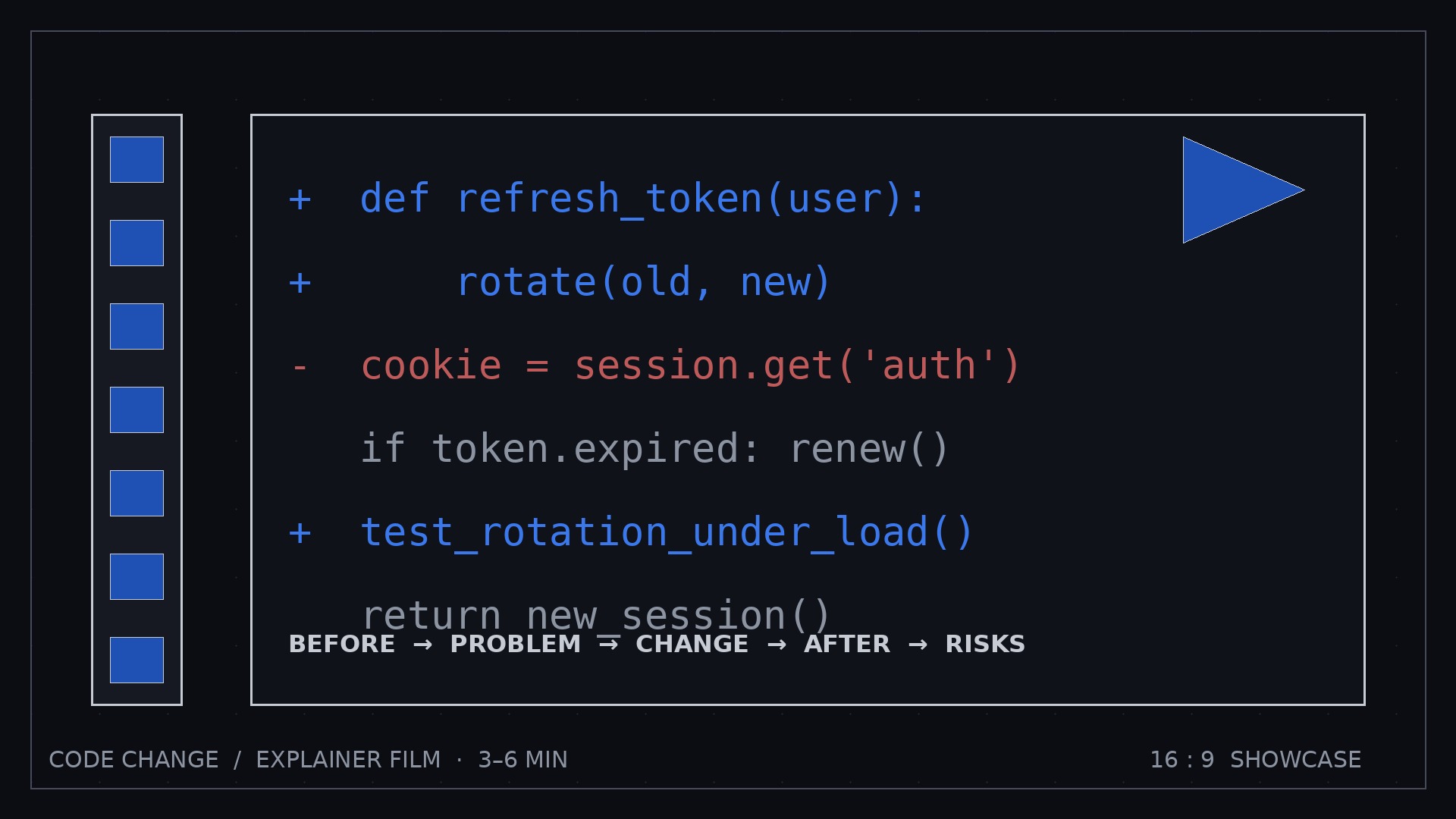 Code-Change Explainer Film preview