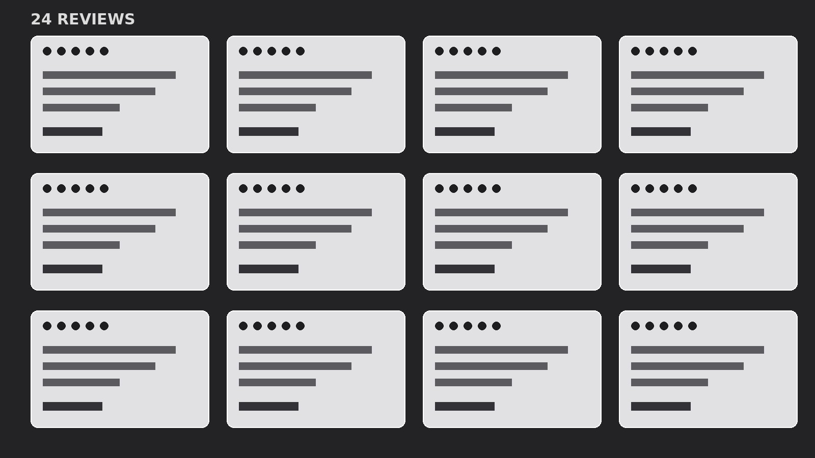 Compact Testimonial Grid preview