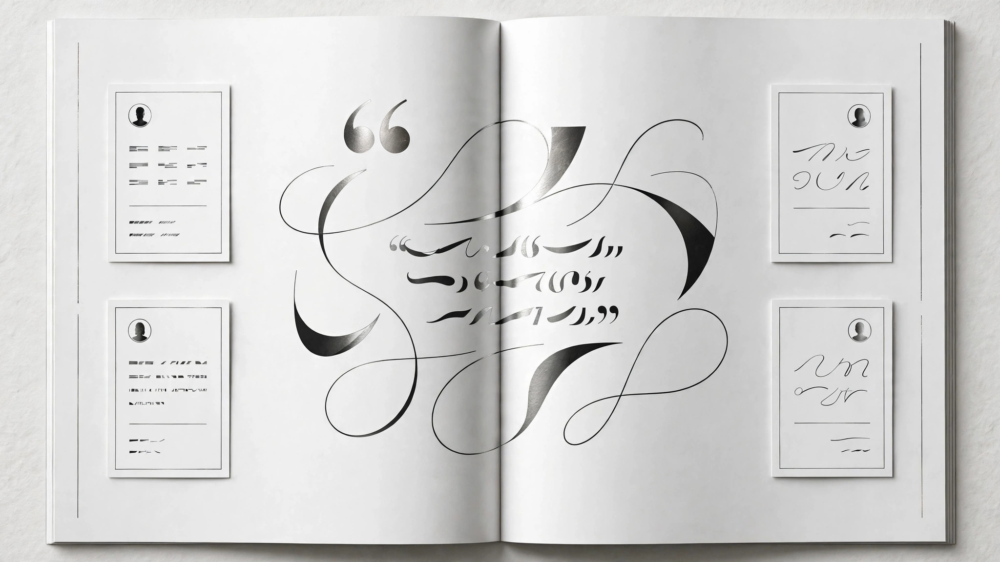 Editorial Testimonial Spread preview