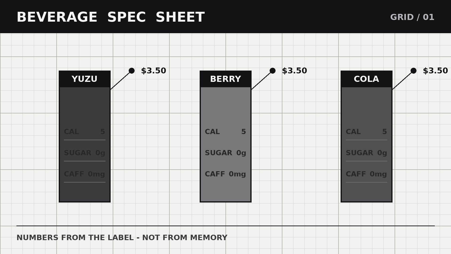 Grid-Paper Beverage Brand Site preview