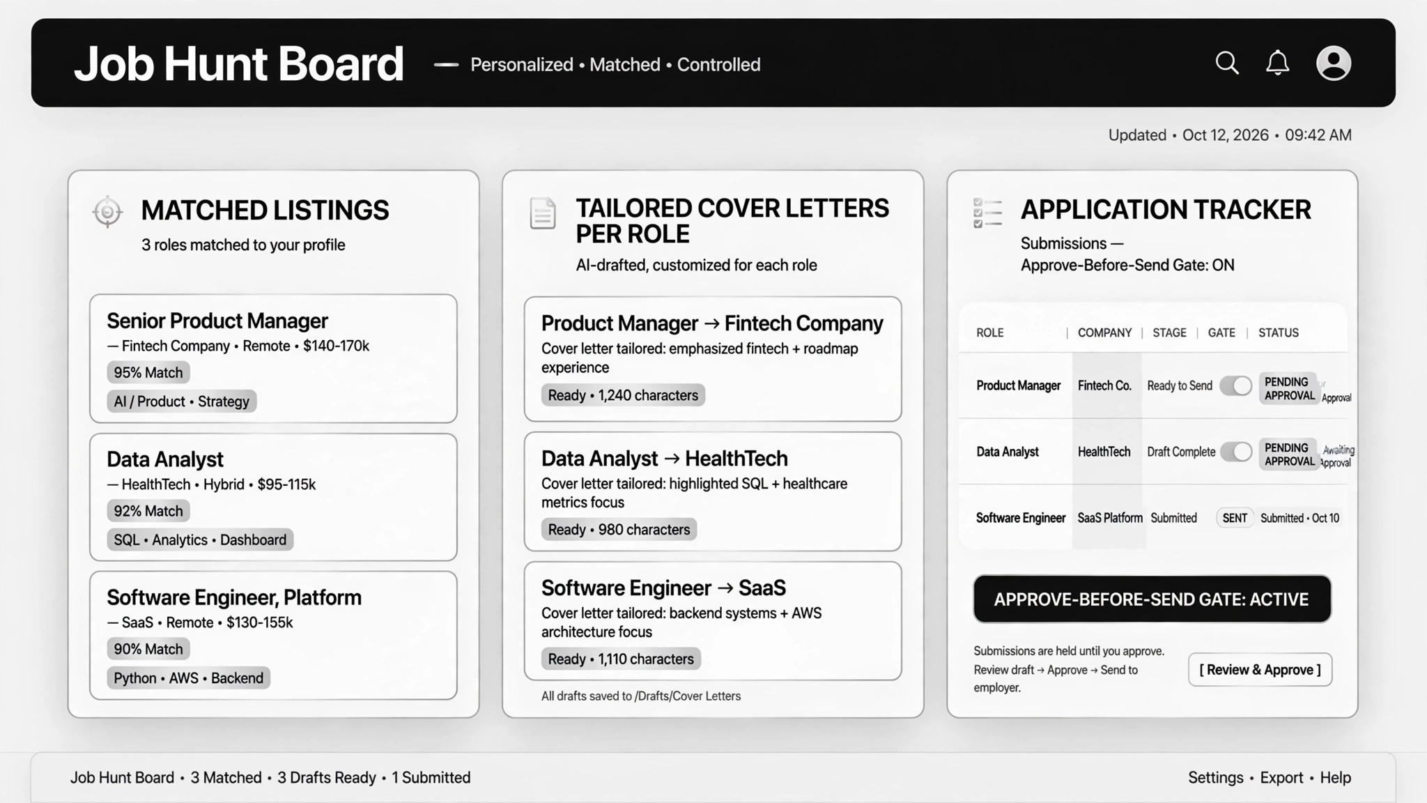 Job Applier preview