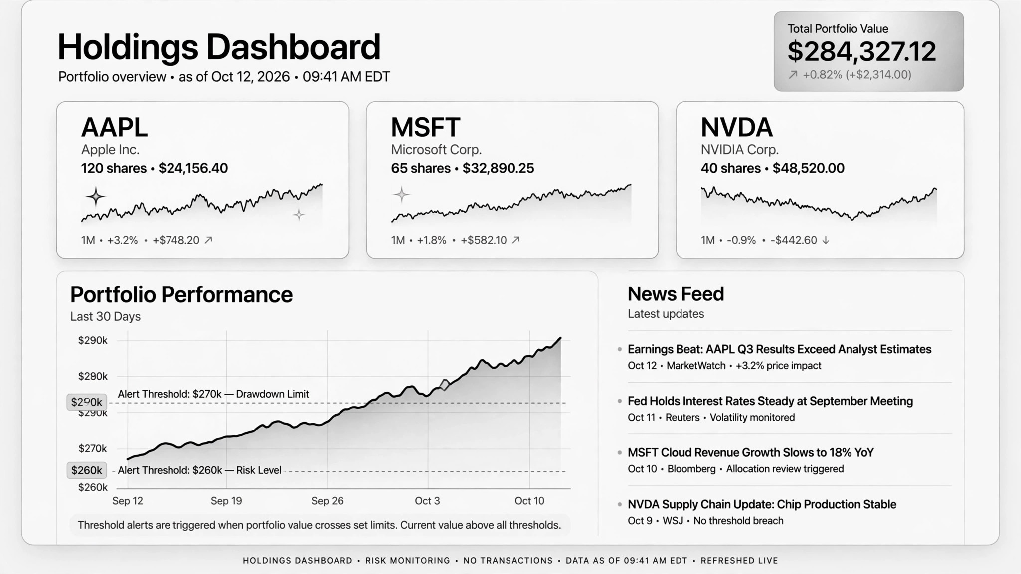 Portfolio Tracker preview