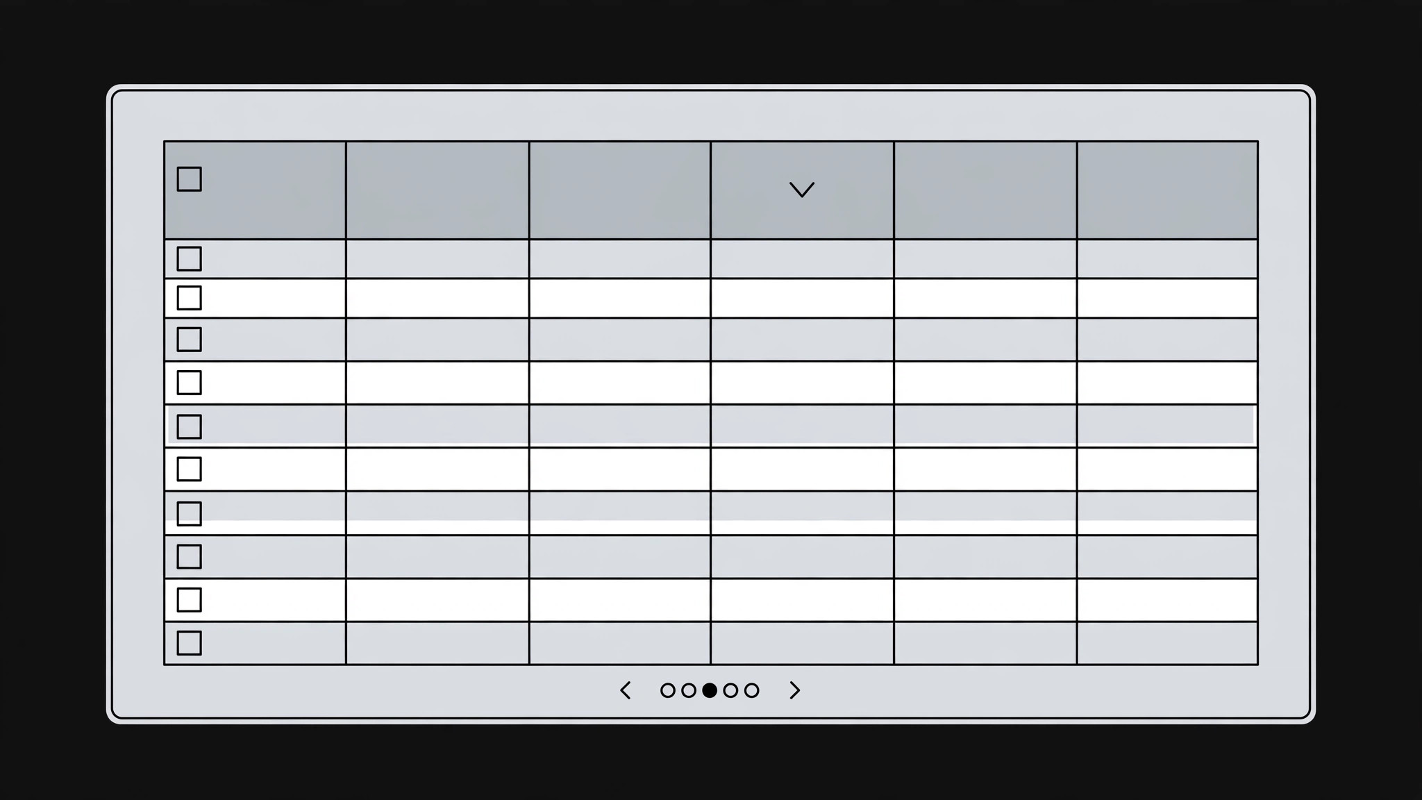 Records Data Grid preview