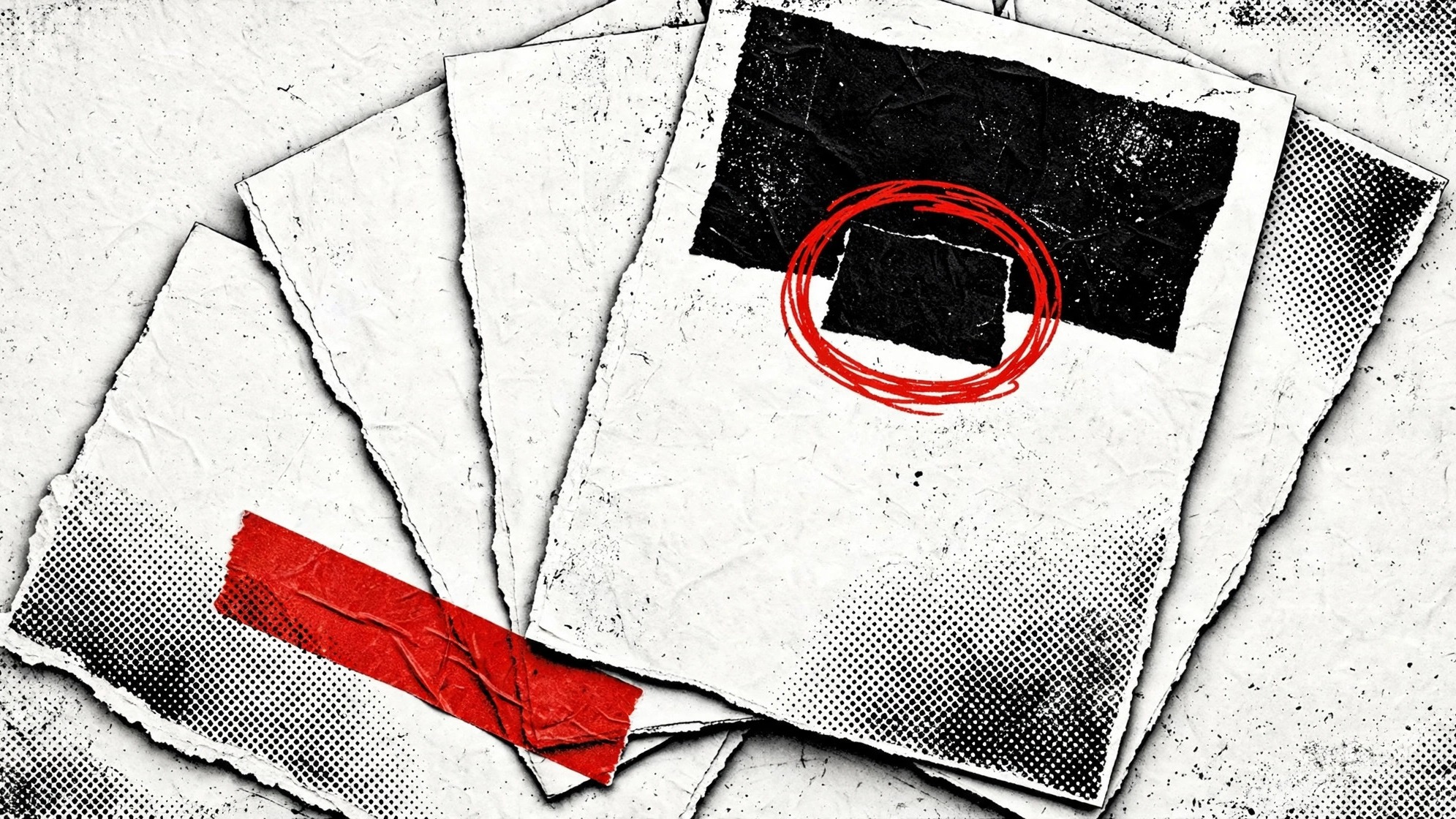 Red Black Zine Deck preview