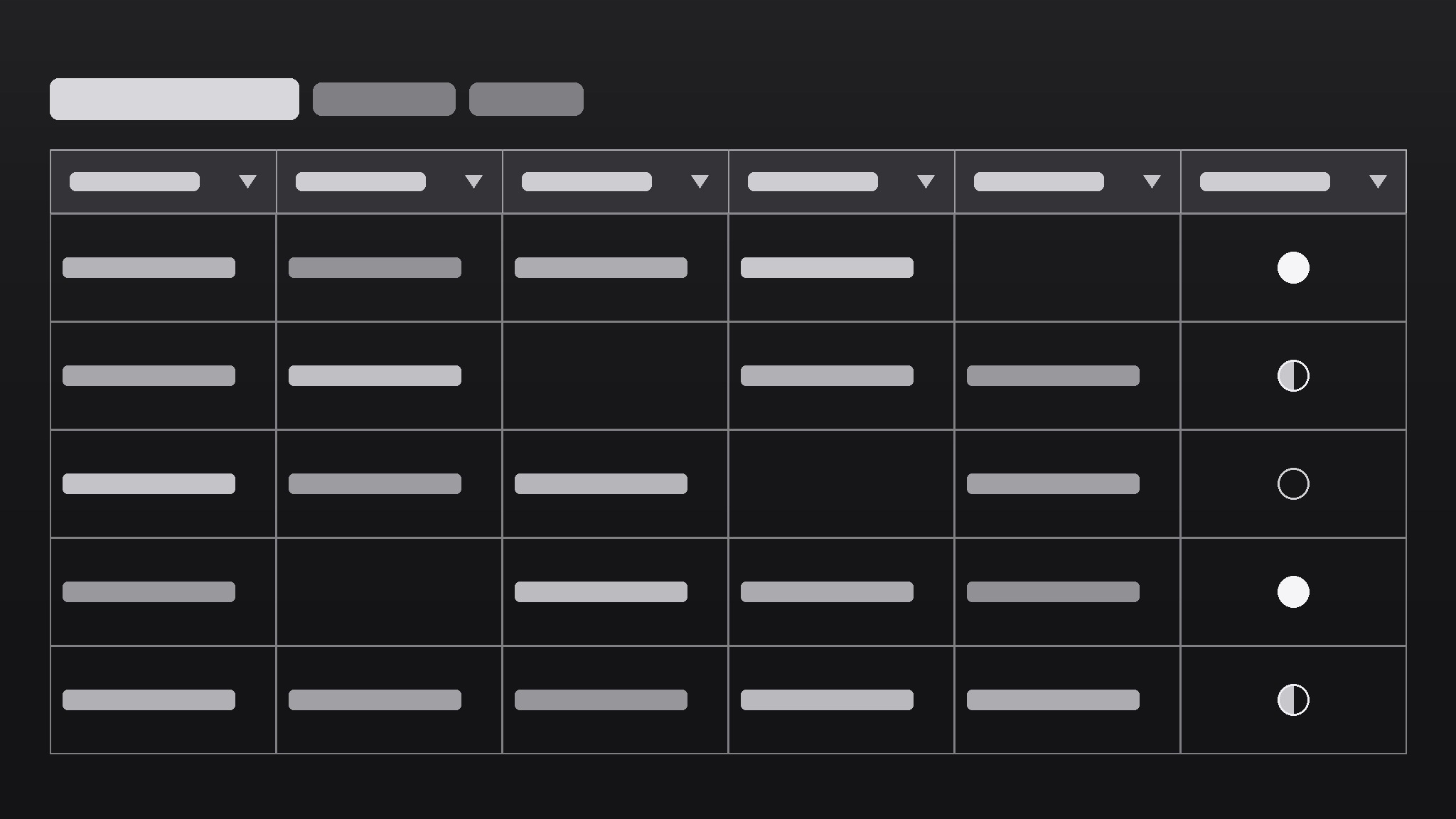 Spreadsheet Data Grid preview