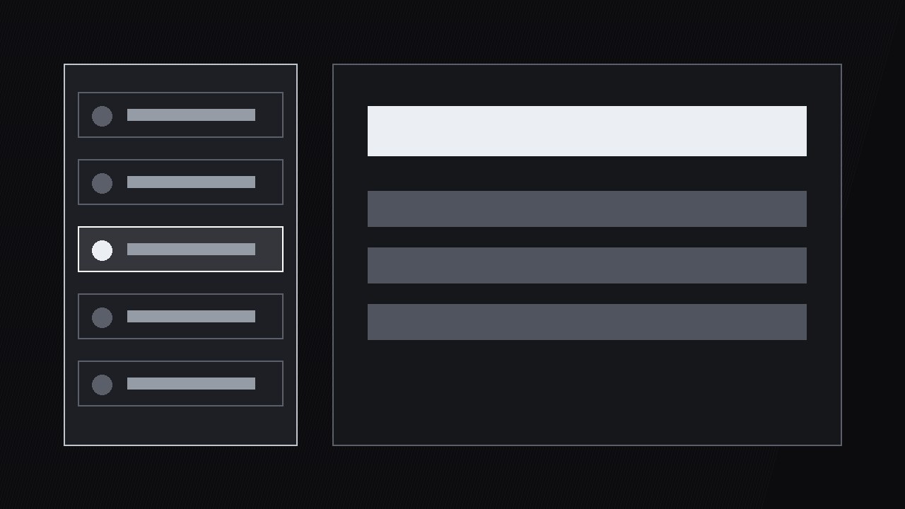 Status Focus Sidebar preview