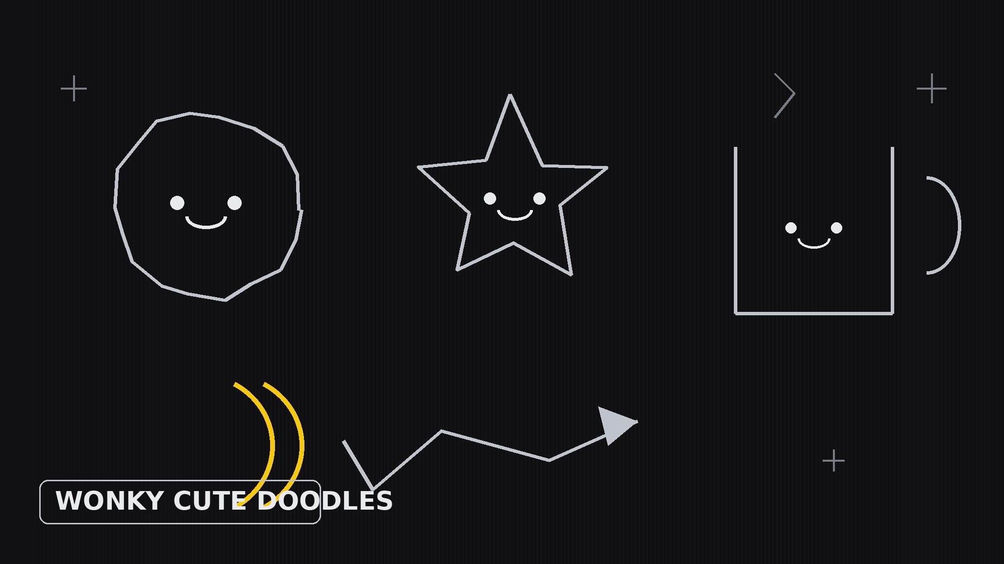 Wonky Cute Doodles preview